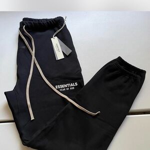 Fear of God Essentials Black Joggers